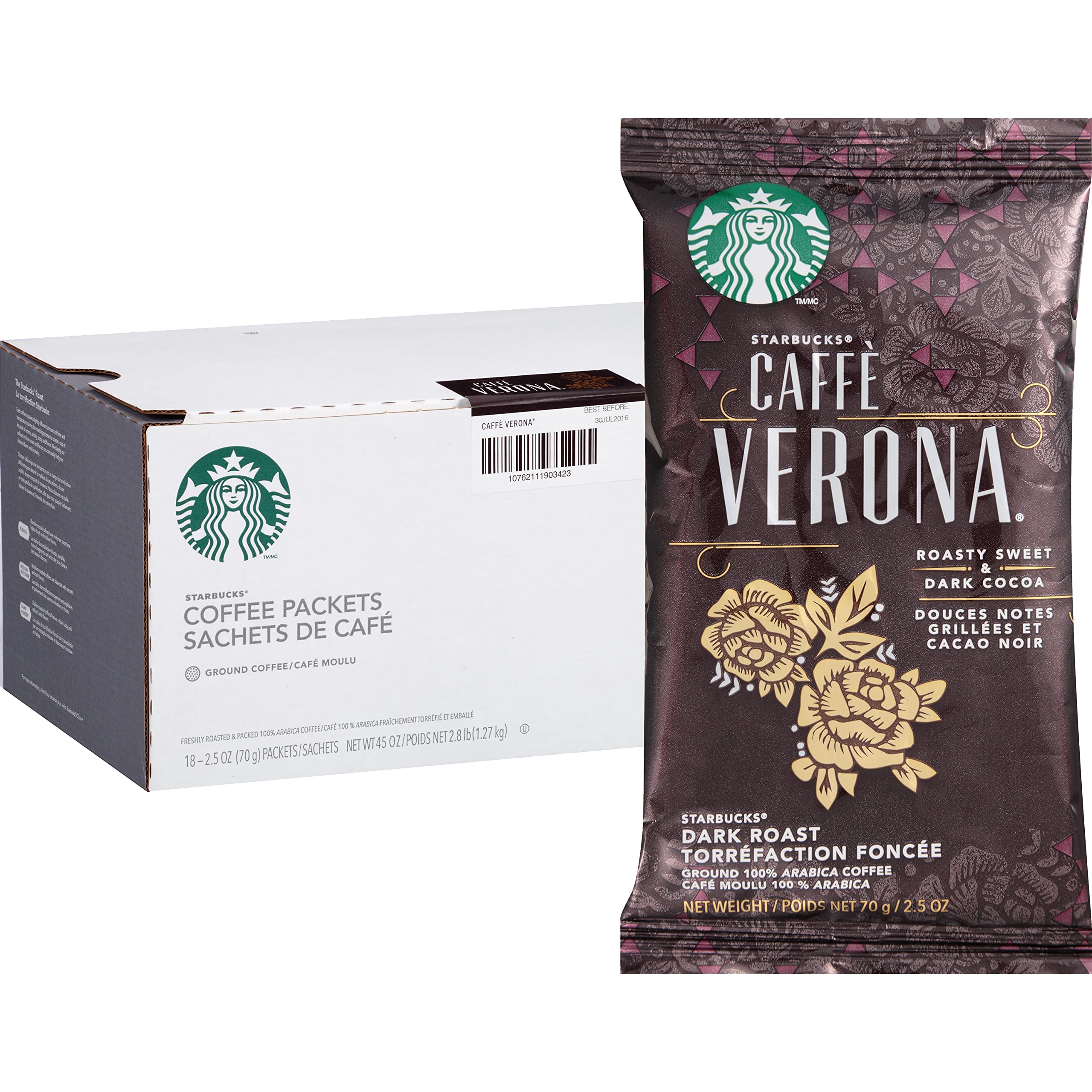 Starbucks SBK11018192 Drip-Brewing Single Pot Portions Caffe